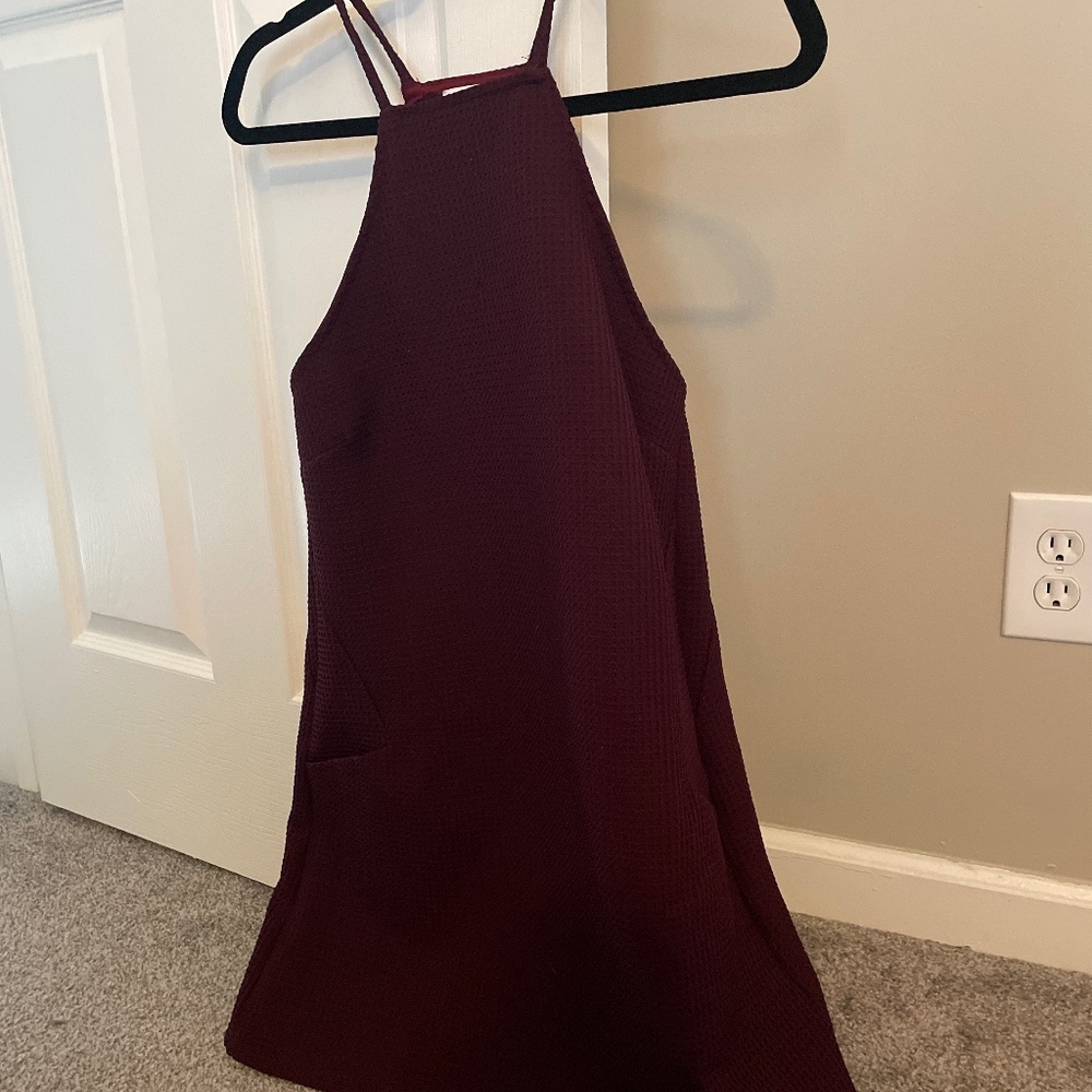 Maroon dress